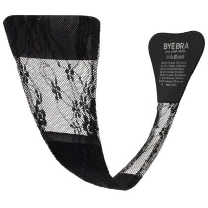 BYE-BRA - ADHESIVE THONG LACE BLACK ONE SIZE