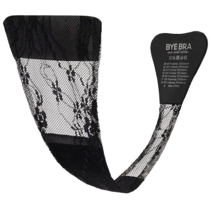BYE-BRA - ADHESIVE THONG LACE BLACK ONE SIZE