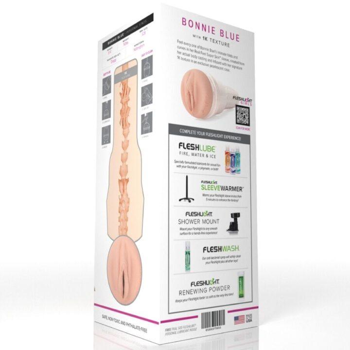 FLESHLIGHT GIRLS - BONNIE BLUE COM TEXTURA 1K VAGINA