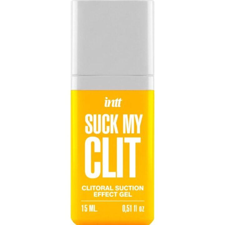 INTT - SUCK MY CLIT GEL COM EFEITO DE SUCÇÃO MANGA TROPICAL 15 ML