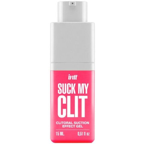INTT - SUCK MY CLIT GEL COM EFEITO DE SUCÇÃO MORANGO SILVESTRE 15 ML