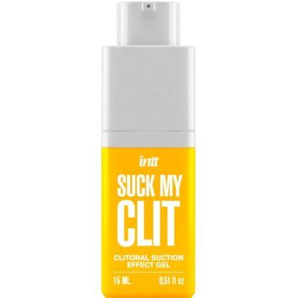 INTT - SUCK MY CLIT GEL COM EFEITO DE SUCÇÃO MANGA TROPICAL 15 ML