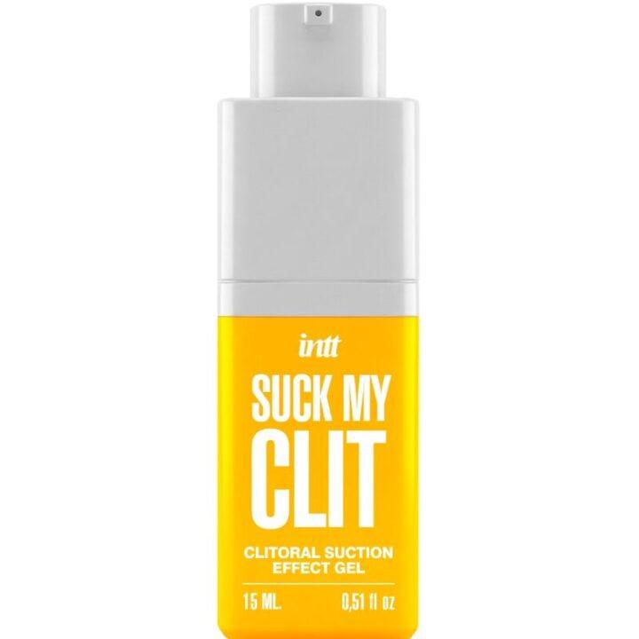 INTT - SUCK MY CLIT GEL COM EFEITO DE SUCÇÃO MANGA TROPICAL 15 ML