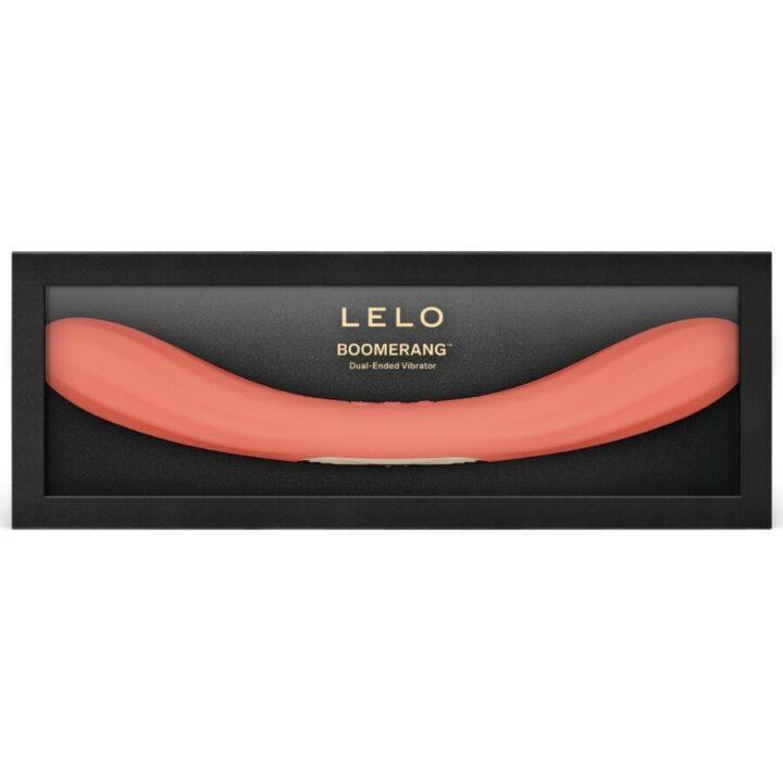 LELO - BOOMERANG DOUBLE ENDED VIBRATOR CORAL RED