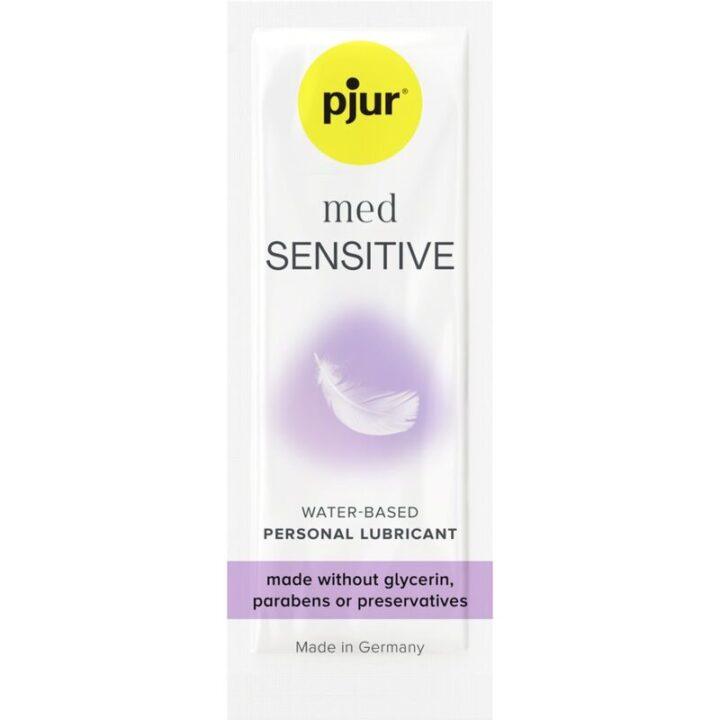 PJUR - MED SENSITIVE GLIDE LUBRIFICANTE BASE DE GUA 2 ML