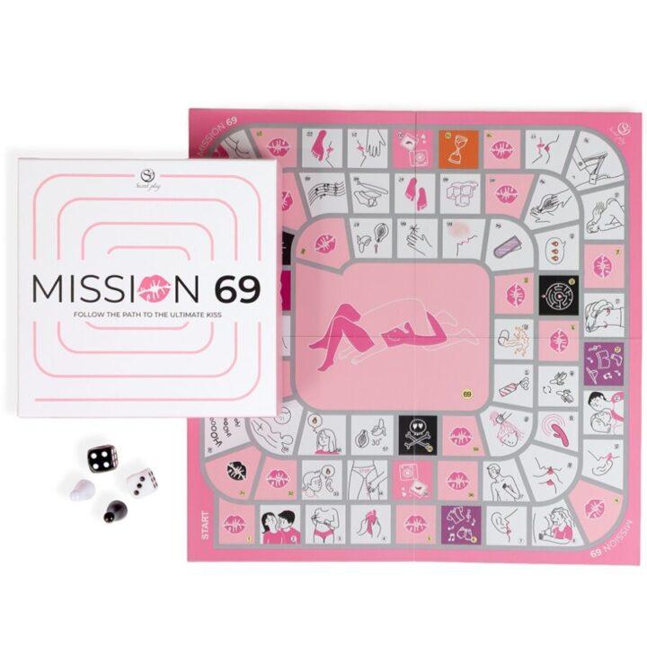 SECRET PLAY - BOARD GAME FOR COUPLES "MISSION 69"