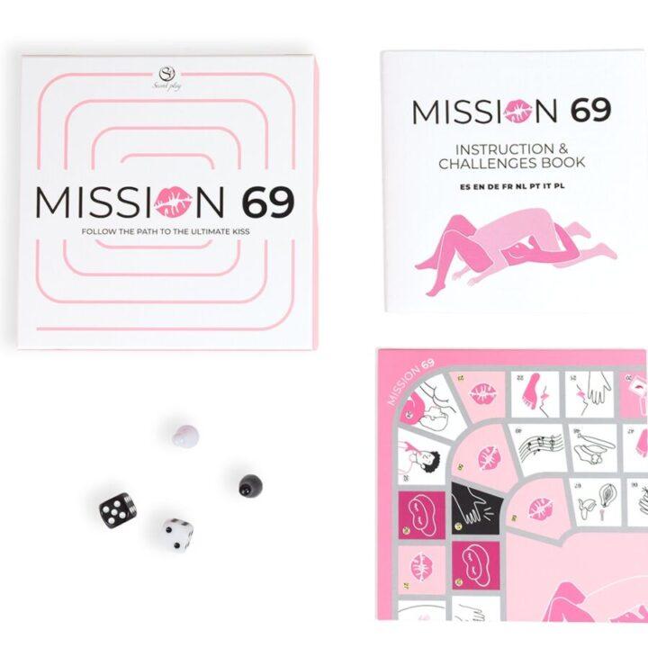 SECRET PLAY - BOARD GAME FOR COUPLES "MISSION 69"