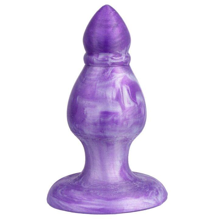 SILEXD - QUEEN ANAL PLUG FANTASY LIQUID SILICONE THEMORREATIVE PURPLE 9.2 CM