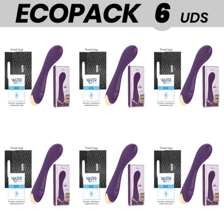 ECOPACK 6 UNIDADES - TREASUREHANSEL G-SPOT VIBRATOR COMPATIBLE CON WATCHME WIRELESS TECHNOLOGY