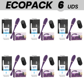 ECOPACK 6 UNIDADES - TREASUREMERLIN DOUBLE COUPLE VIBRATOR CONTROL REMOTO