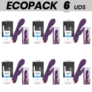 ECOPACK 6 UNIDADES - TREASURELAURENCE RABBIT VIBRATOR COMPATIBLE CON WATCHME WIRELESS TECHNOLOGY