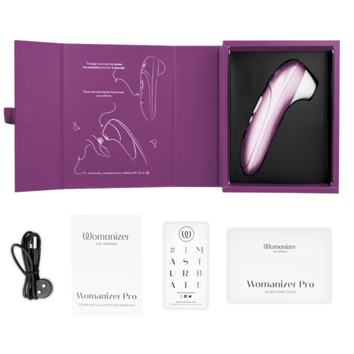 WOMANIZER - PRO VIBRANT CLITORAL STIMULATOR LILAC