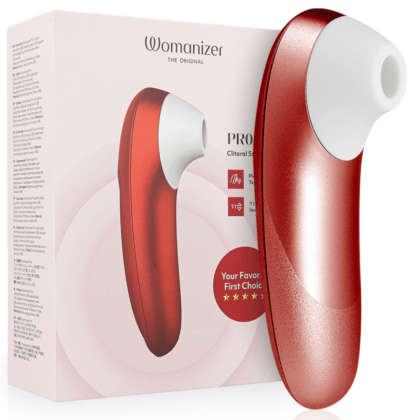 WOMANIZER - PRO VIBRANT CLITORAL STIMULATOR BURGUNDY