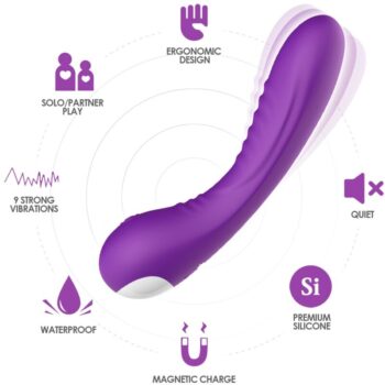 Armony Vibrador Legend em Silicone Roxo