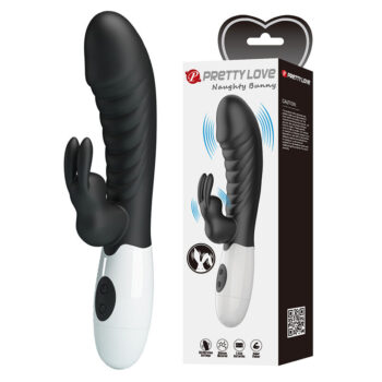 Pretty Love Vibrador Coelho Naughty Bunny 30 Funções Preto